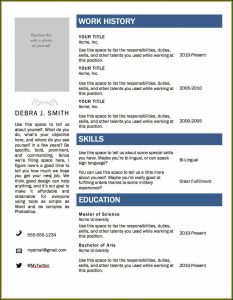 Free Office Word Resume Template