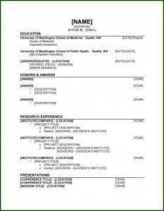 Free Online Resume Templates For Teachers