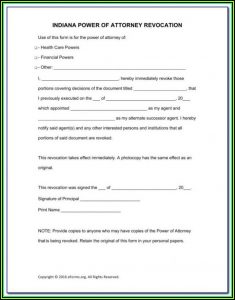 Free Power Of Attorney Form Virginia