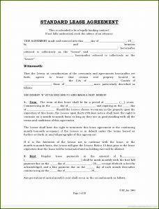 Free Printable Rental Agreement Forms