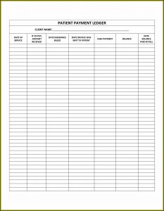 Free Rental Ledger Template