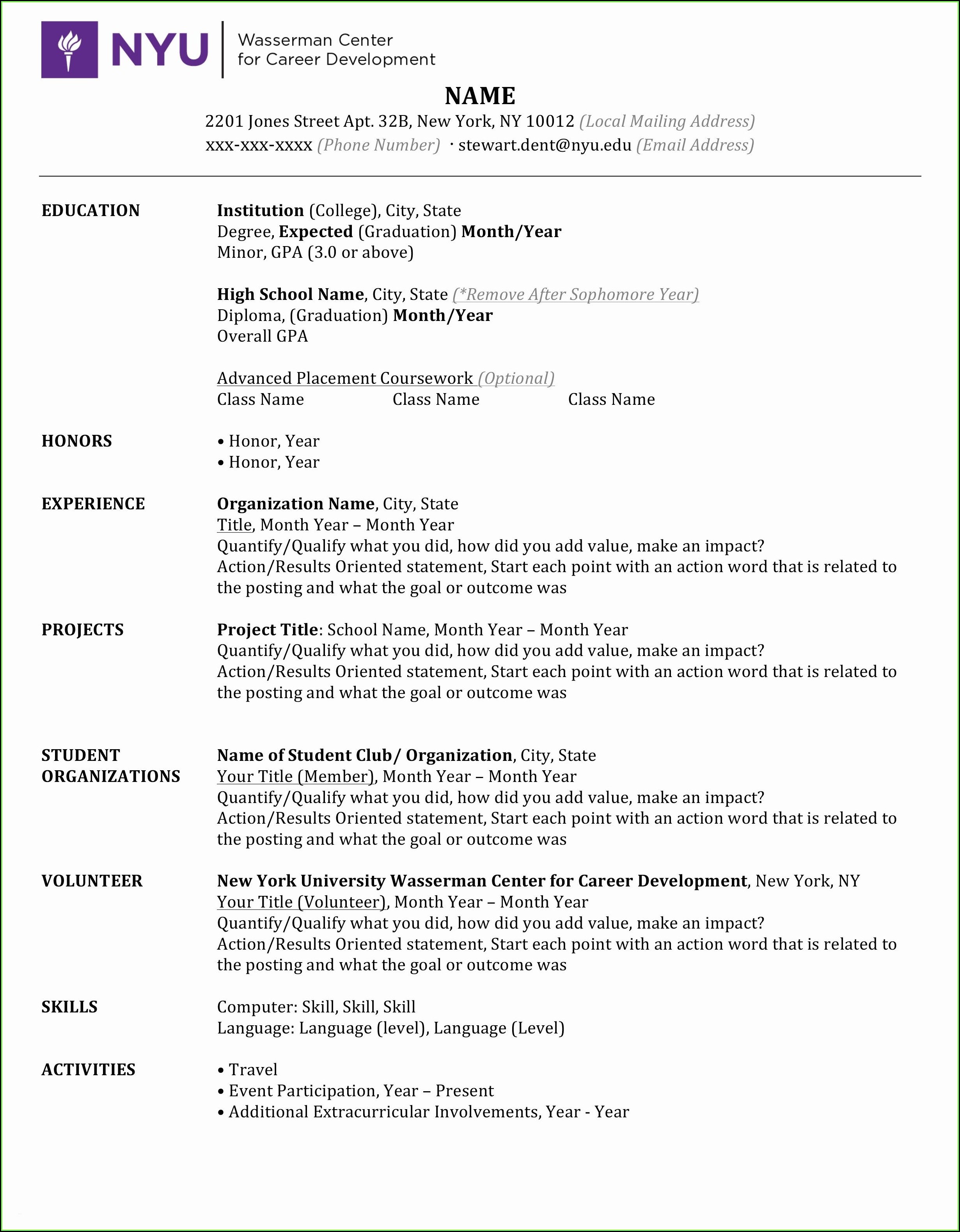 Free Resume Builder And Printable