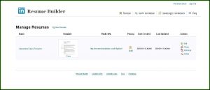 Free Resume Builder Template Pdf