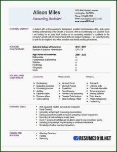 Free Resume Samples 2018