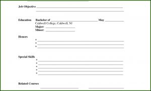 Free Resume Template Pdf Download