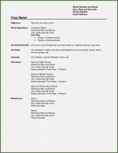 Free Resume Templates For Elementary Teachers