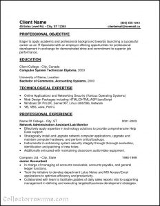 Free Resume Templates For Entry Level Jobs
