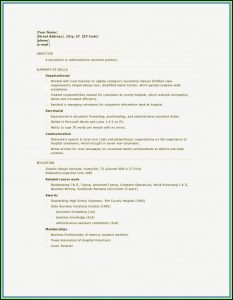 Free Resume Templates For Ms Word