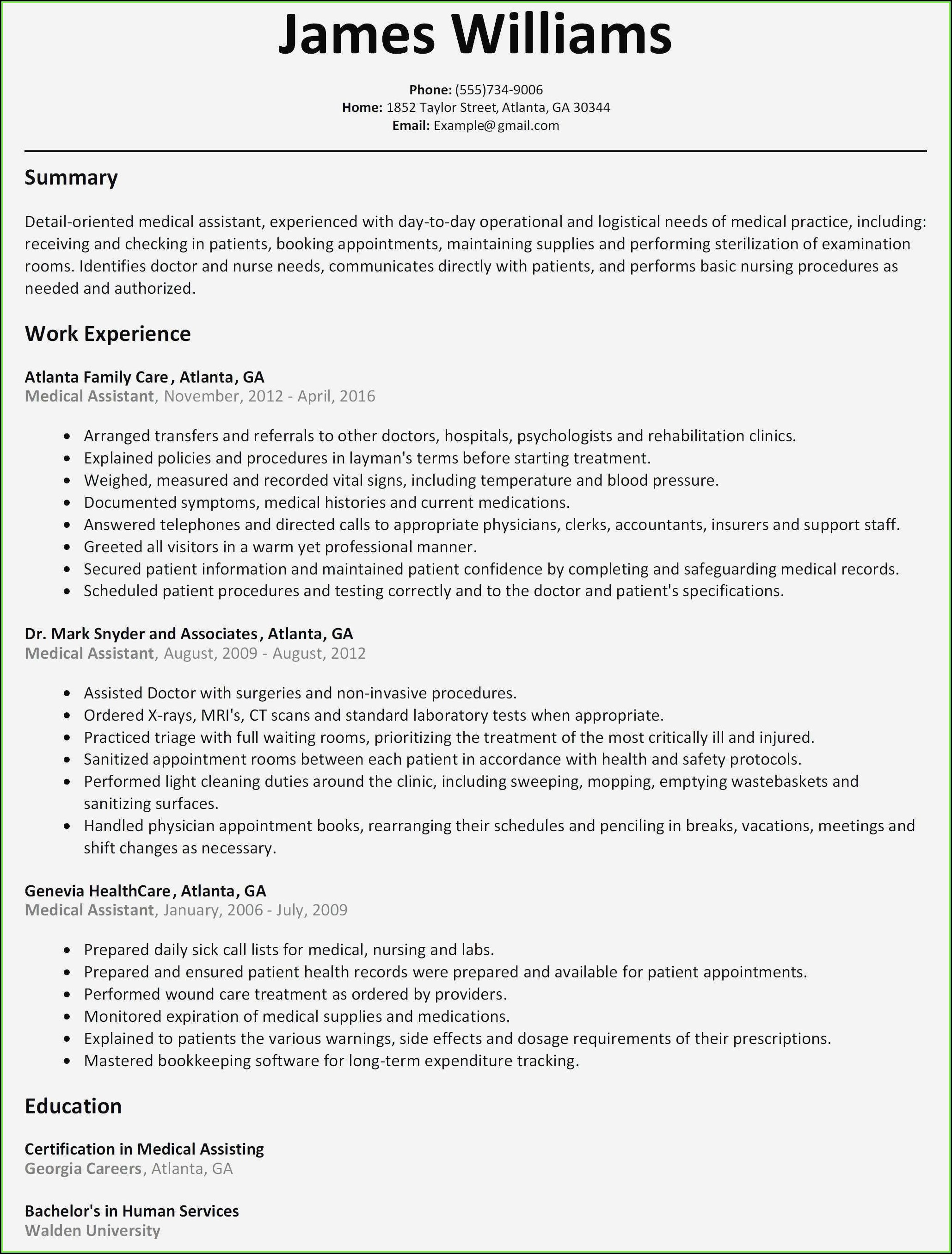 Free Resume Templates Macbook
