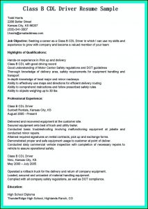 Free Resumes For Truck Drivers