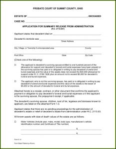 Free Small Estate Affidavit Form New Mexico