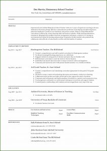 Free Teacher Resume Template Download