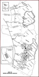 Giant Sequoia Range Map