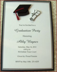 Graduation Party Invitation Templates Free Printable