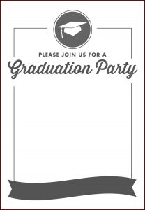 Graduation Party Invitations Template Free