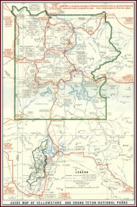 Grand Tetons National Park Camping Map