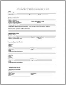 Grandparent Guardianship Form