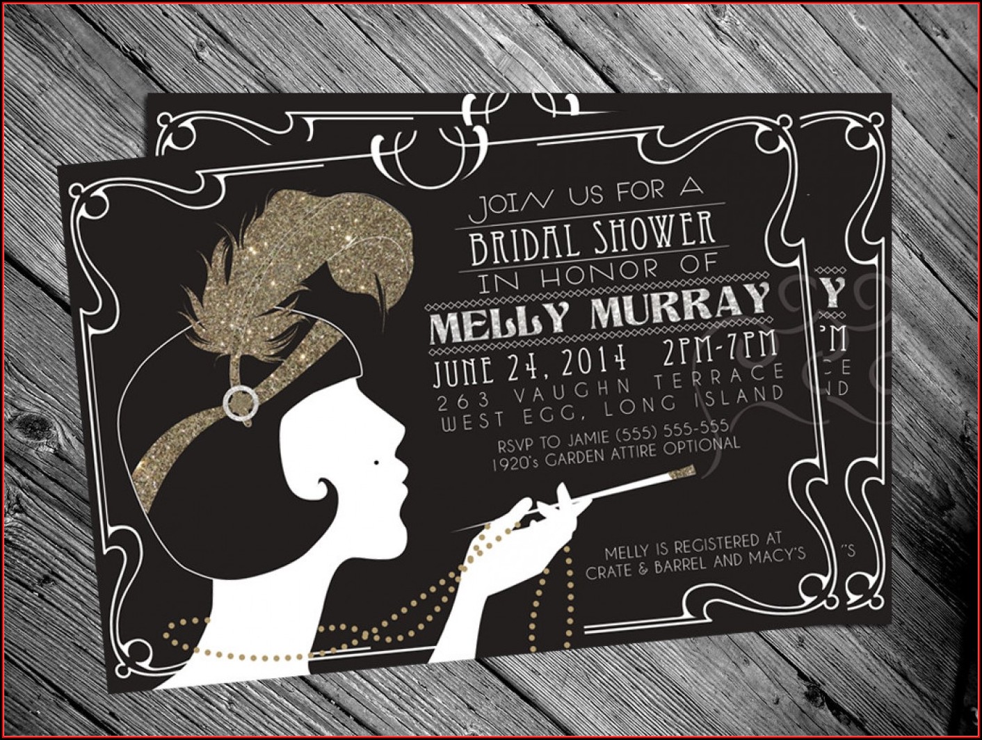 Great Gatsby Invitation Template Download