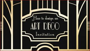 Great Gatsby Themed Invitation Template