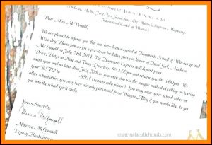 Harry Potter Invitation Template Word