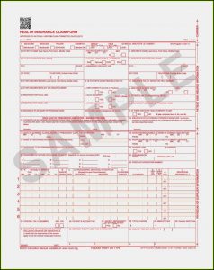 Hcfa 1500 Claim Form Sample