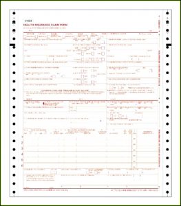Health Insurance Claim Form 1500 Fillable Pdf