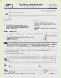 Heavy Highway Use Tax Form 2290 Due Date