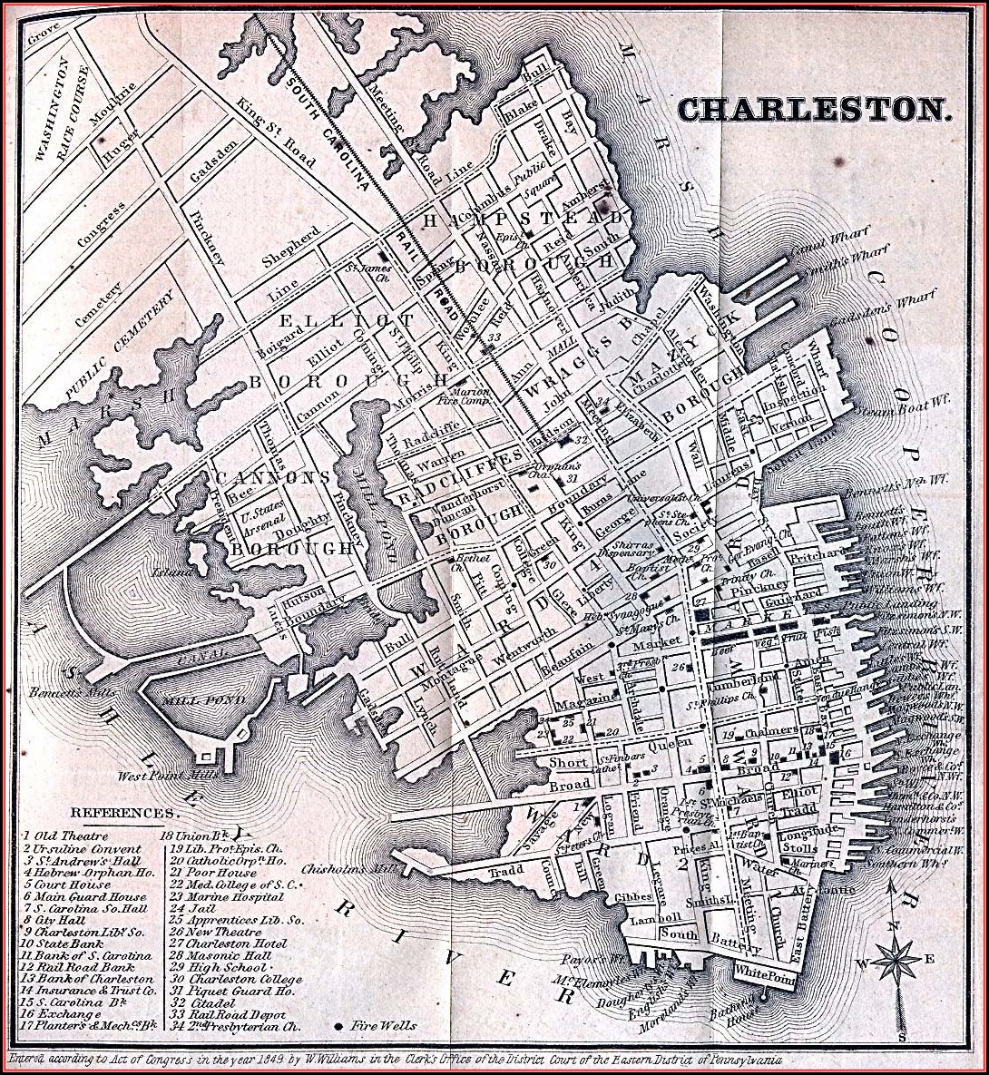 Historic Maps Of North Charleston Sc