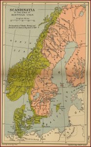 Historical Map Of Scandinavia