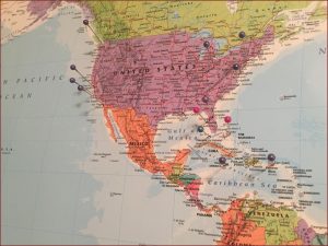 Hobby Lobby Map Fabric