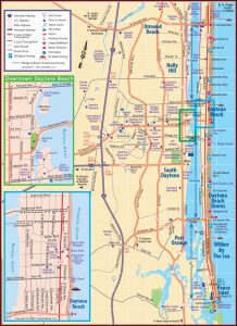 Hotels In Daytona Beach Shores Map
