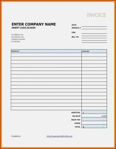 Hourly Invoice Template Google Docs