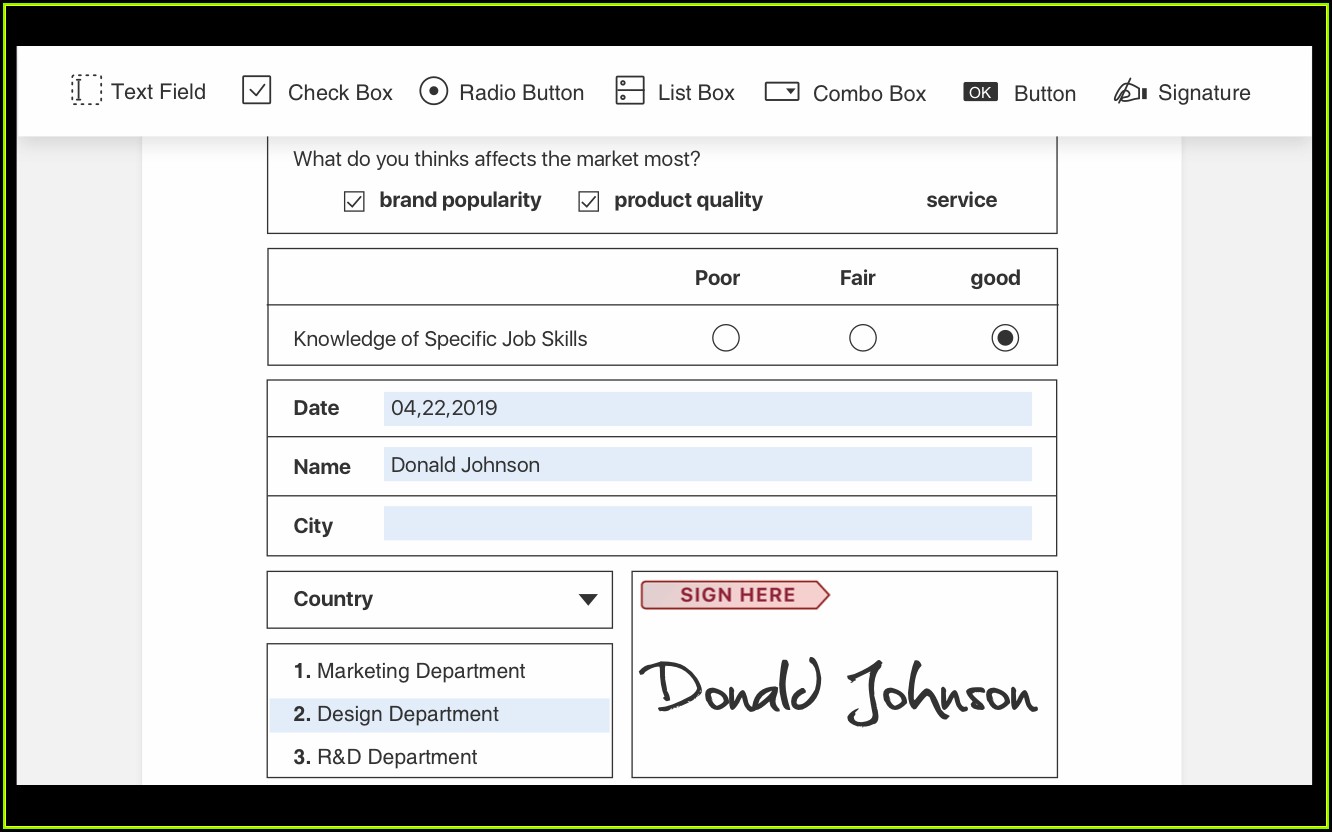 How To Create Fillable Forms In Pdf