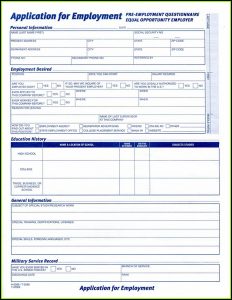 How To Fill Up Employment Application Form Online