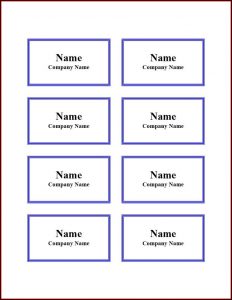 Id Badge Template Free Online