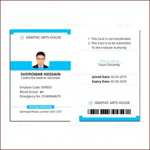 Id Badge Template Microsoft Word