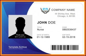 Id Badge Template Word