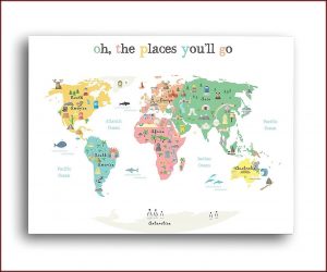 Illustrated World Map