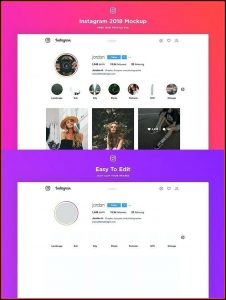 Instagram Frame Prop Template Free