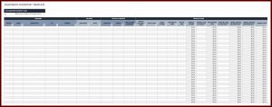 Inventory Spreadsheet Template Excel Product Tracking