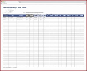 Inventory Spreadsheet Templates