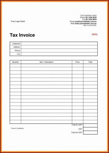 Invoice Template Mac Word