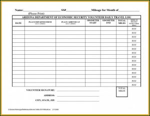 Irs Mileage Reimbursement Form 2018