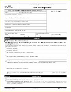 Irs Offer In Compromise Form 656 L