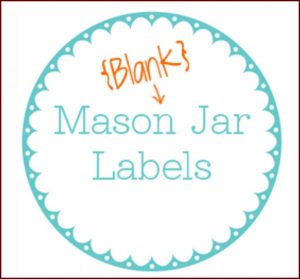 Jar Label Templates