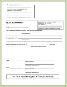 Jefferson County Colorado Quit Claim Deed Form