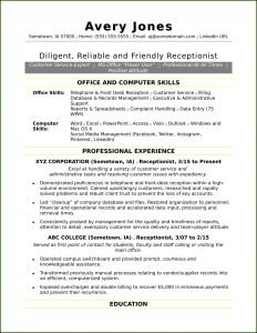 Job Resume Samples For High School Students