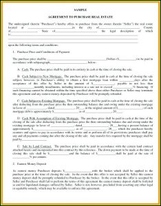 Land Contract Form Michigan