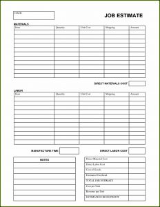 Lawn Care Estimate Form