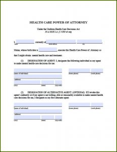 Maine Power Of Attorney Form